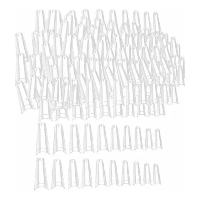 500 Tips Para Uñas Molde Postizas Natural Francés Formas