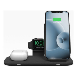 Base De Carga Inalámbrica Stand+ 3 En 1 Mophie De Hasta 15w Base De Carga Inalámbrica Stand+ 3 En 1 Mophie De Hasta 15w