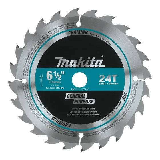 Disco De Corte 6 1/2 Makita Para Madera Ph Ventas
