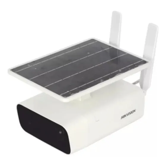 Camara Tipo Bullet Ip 4mp Con Panel Solar Red 4g Hikvision