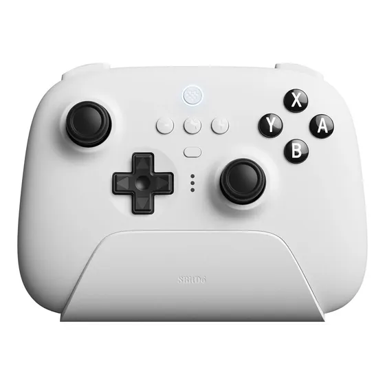 8bitdo Ultimate 2.4G Color Blanco Controlador Inalámbrico con Efecto Hall, Android & Windows Support