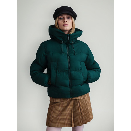 Campera Puffer Juno Mujer Nylon Térmica Con Capucha Parka Campera Puffer Juno Mujer Nylon Térmica Con Capucha Parka