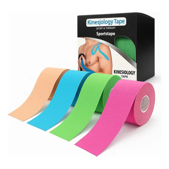 Fita Adesiva Kinesio Fitness Bandagem Dor Muscular Fisio