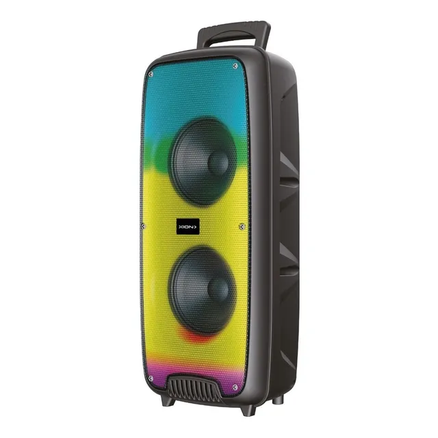 Parlante Portatil A Bateria Xion (Con Microfono Incluido) Xi-sd33light Bluetooth Fm Color Negro