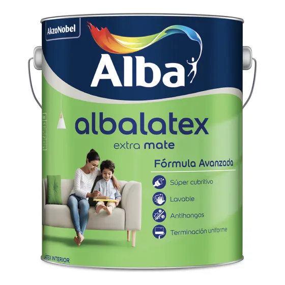 Alba Albalatex Pintura Latex Interior Extra Mate Blanco 20 Lts