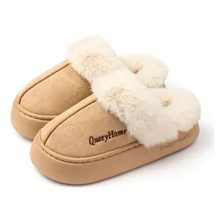 Pantuflas De Felpa Unisex Algodón Y Felpa Comodas Cálido