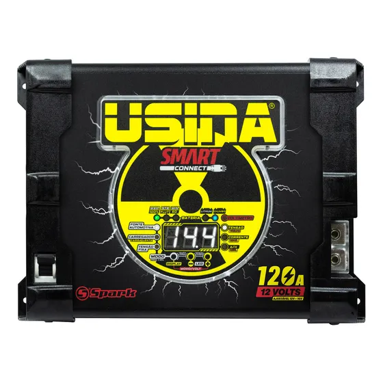 Fonte Carregador Automotiva Usina 120 Ampere Smart Charge