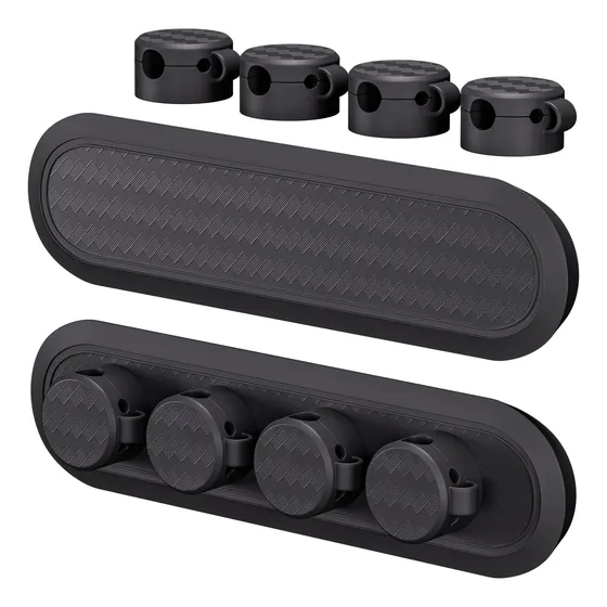 Gestion Cabl Clips Magnetico Adhesivo Para Escritorio Casa 2