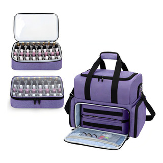 Compatível Bolsa Portátil Para Guardar Esmaltes Com Compatível Bolsa Portátil Para Guardar Esmaltes Com