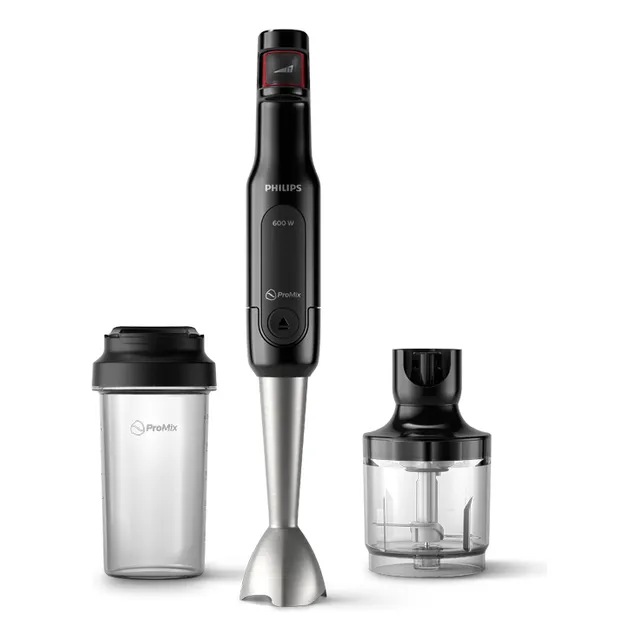 Mixer Philips Promix Hr2625 600w Minipimer Vaso Portatil Negro
