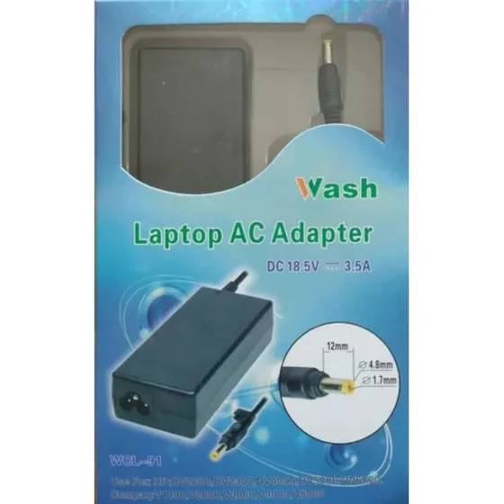 Adaptador Ac Wash Wcl-92 Para Laptops Hp Y Compaq