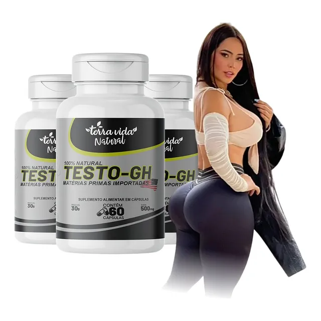 3testo Gh Massa Muscular Crescimento Bumbum, Coxas E Glúteos