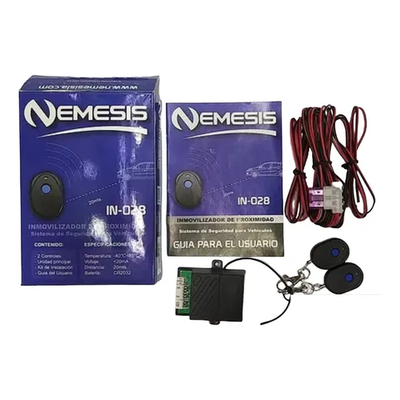 Inmovilizador Bloqueo De Encendido Proximidad Nemesis In-028