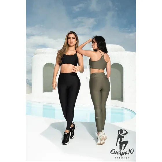 Leggins, Enterizos Y Shorts Unicolores. Importados