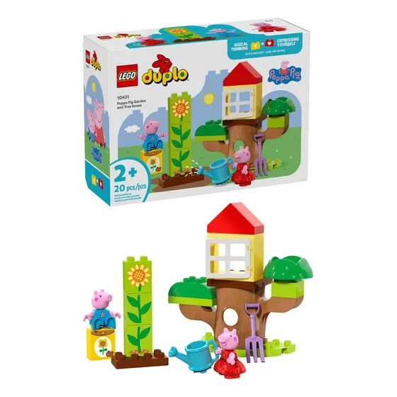 Lego® Duplo® Jardín Y Casa Del Árbol De Peppa Juguete 10431