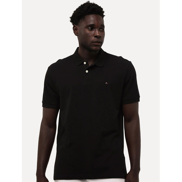 Polo Aramis Masculina Piquet Lisa Light Icon Preta Original