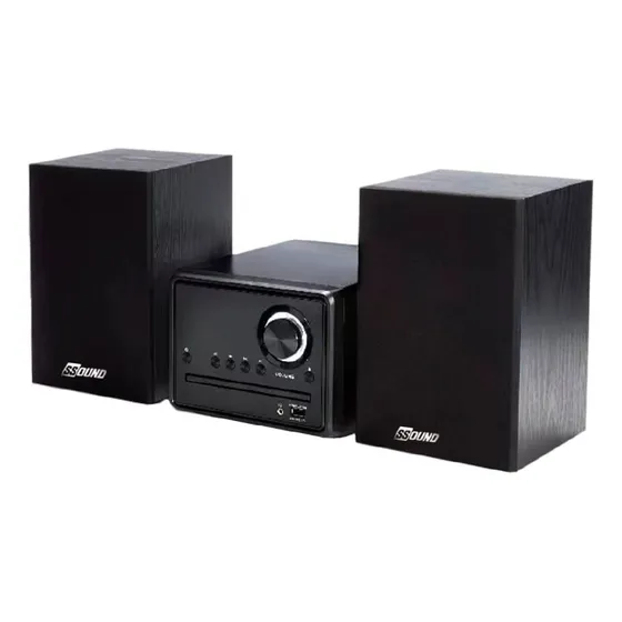 Mini System Ss-001 Ssound 200w Bluetooth Rádio - 127/220V Cor Preto Potência Rms 200 W 127/220V