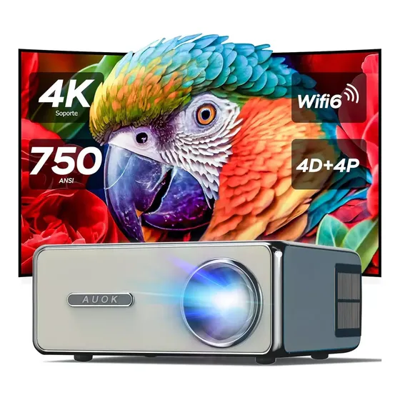 Proyector Enfoque Automático 8k Android Wifi Full Hd 16000lm