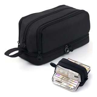 Lapicera 4 Capa De Gran Capacidad Estuche Organizador Sun Shine Color Negro Lapicera 4 Capa De Gran Capacidad Estuche Organizador Sun Shine Color Negro