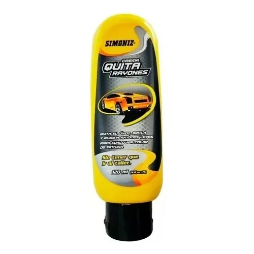 Crema Para Quitar Rayones Color Negro 120ml Simoniz