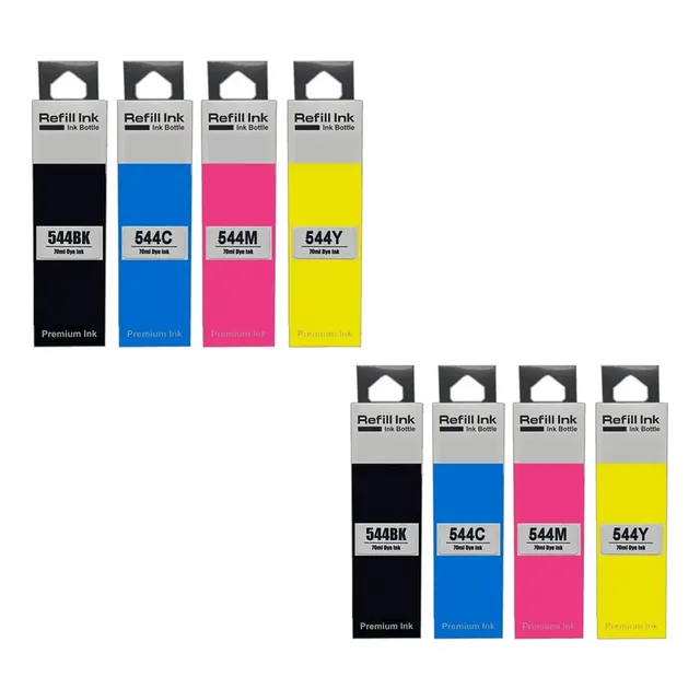 2 Pack De Carga De Tinta Para Epson T544 L3210 L3250 L1250