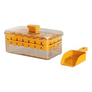 Presionando El Hielo Para Hacer Hielo Para El Refrigerador D Presionando El Hielo Para Hacer Hielo Para El Refrigerador D