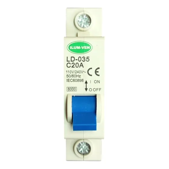 Breaker Termomagnetico 1x20amp