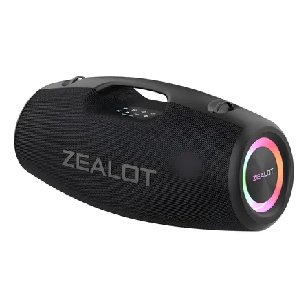 Altavoz Portátil Bluetooth Zealot S78 Con Subwoofer De Grave
