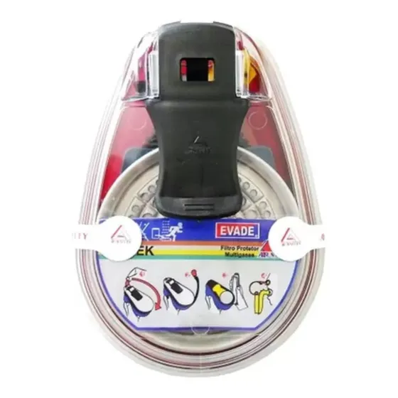 Mascara De Fuga Air Safety Evade 2 Abek Para Gases Tóxicos