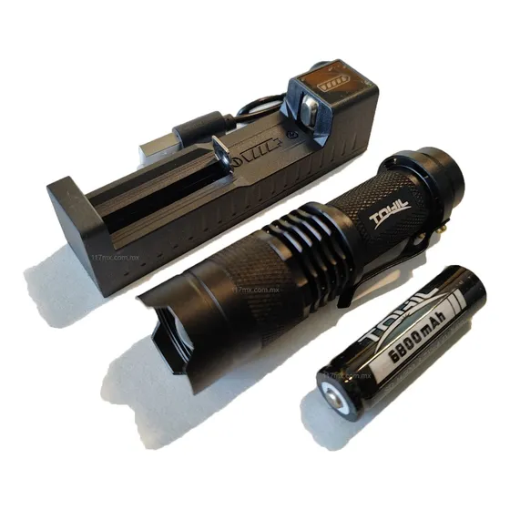 Lámpara Linterna Led Táctica Mini Recargable Dt-808-60