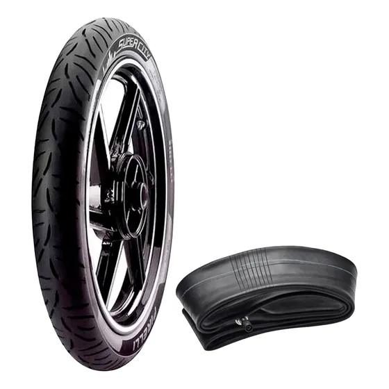 Cubierta Pirelli 2.50-17m/c Super City +camara . Pirelli 2.5