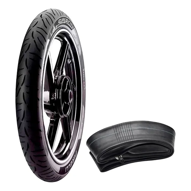 Cubierta Pirelli 2.50-17m/c Super City +camara . Pirelli 2.5