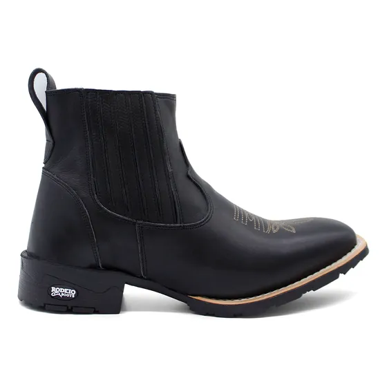 Botinas Cano Curto Bota Texana Bico Quadrado Envio Rápido