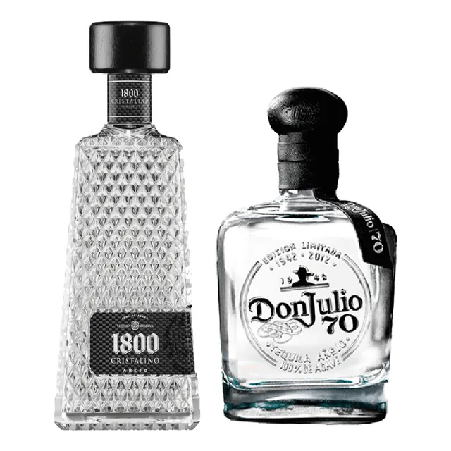 1 1800 Crista 700 Ml Y 1 Tequila Don Julio 70 Cristalino