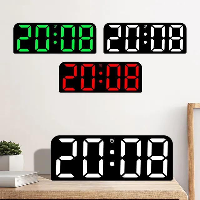 Liquidacion Reloj Pared Digital Control Remoto Ajuste 12 24
