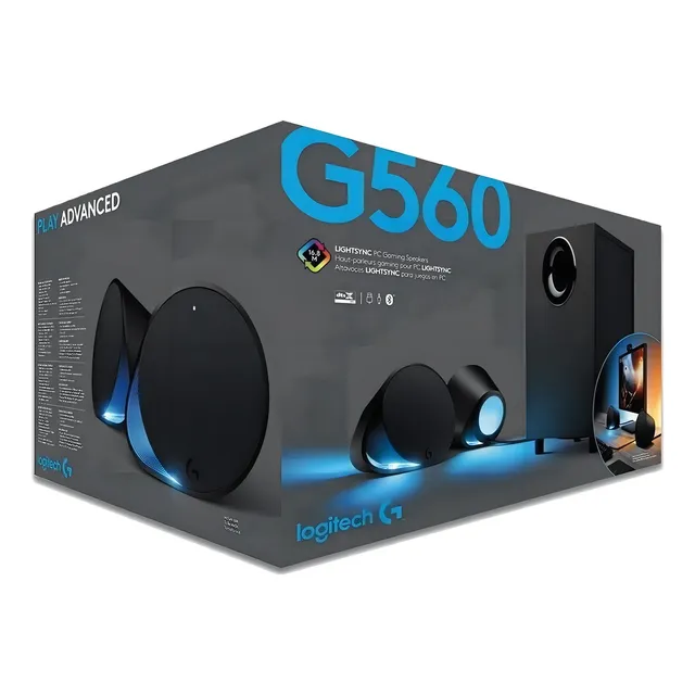 Parlantes Logitech Lightsync G560