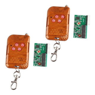 2 Kits Control Remoto Emisor Y Receptor Rf 4 Canales 315mhz 2 Kits Control Remoto Emisor Y Receptor Rf 4 Canales 315mhz