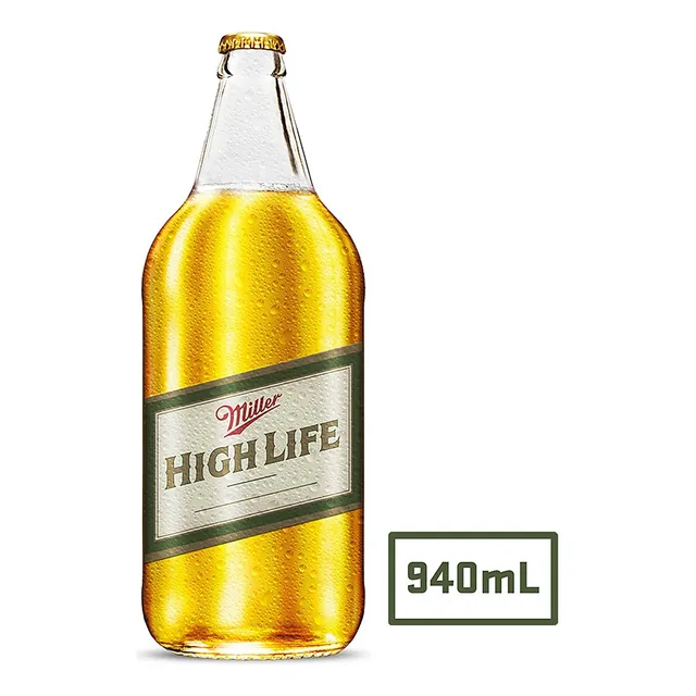 Cerveza Miller High Life Lager dorado 940 mL