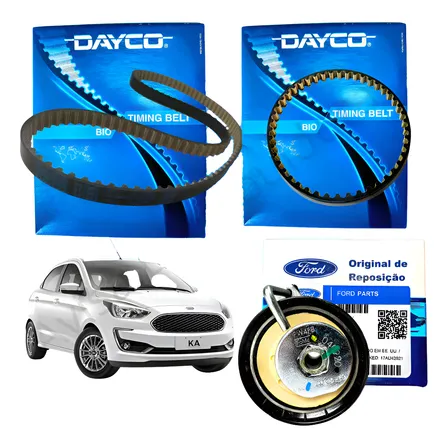 Kit Correia Dentada E Bomba + Tensor Ford Ka 1.0 3 Cilindros Dayco