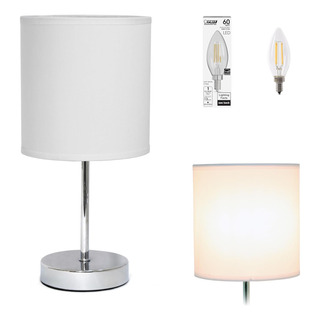 Lámpara De Mesa Básica Cromada Para Sala De Estar Lámpara De Mesa Básica Cromada Para Sala De Estar