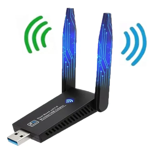 Antena Wifi Inalámbrica Bluetooth Usb3.0 1300mbps
