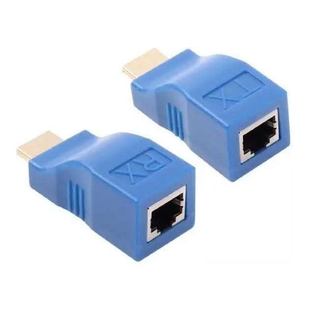 3 Pares Extensores Hdmi Utp 30 Mtrs Full Hd 1080p 4k