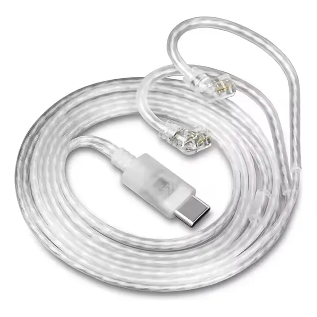 Kz Silver Plated Usb C 1.2m Repuesto Color Plata
