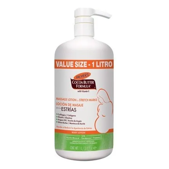 Crema Antiestrías Para Cuerpo Palmers Loción De Masaje En Botella De 1000ml/1kg