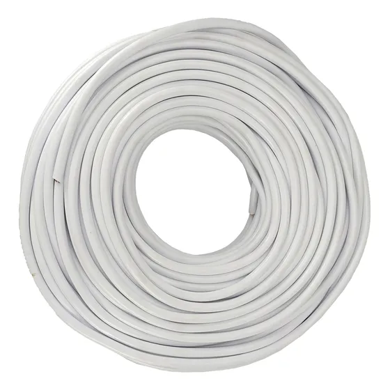 Cabo Pp Branco 4 Vias (4 X 2,5mm) Cobreado 1 Metro