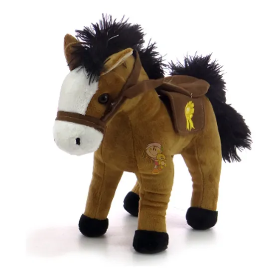 Caballo De Peluche Caballito Parado M.claro Suave Original