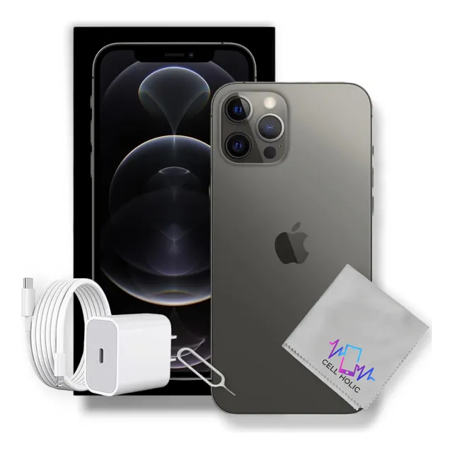 Apple Iphone 12 Pro Max (256 Gb) - Grafito Con Caja Original Grafito (Reacondicionado)