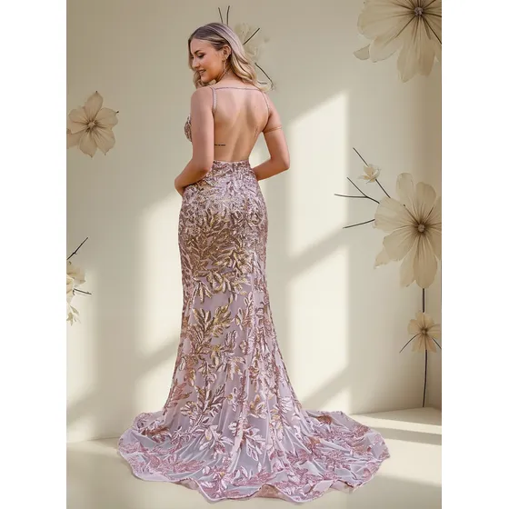 Vestido Cena De Egresado Dorado