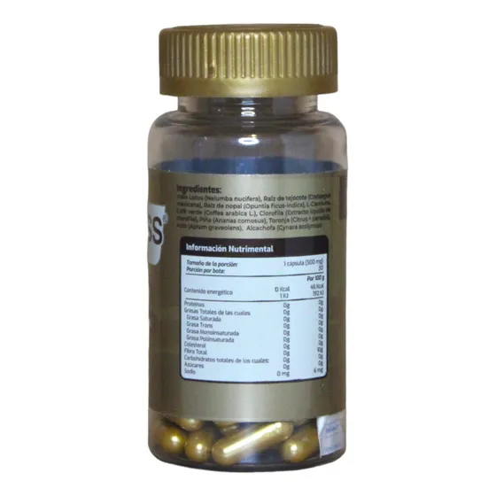 Bypass 30 Capsulas Inhibidor De Apetito 100% Natural Sabor insaboro
