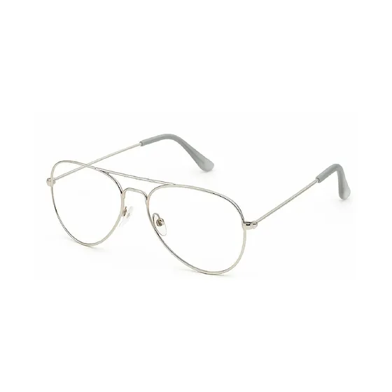 Montura Óptica Retro® Aviador Gold + Lente Descanso Pc Gafas